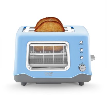 Rise by Bydaassh Clear View 2-Slice Toaster